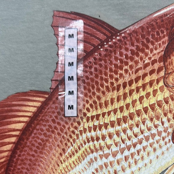 Guy Harvey Gray Short Sleeve Tee Classic Crew Neck - Picture 3 of 8